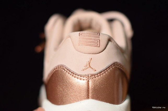 Rep TB Rose Air Jordan GS 11 Gold AH7860-105 Low 0716